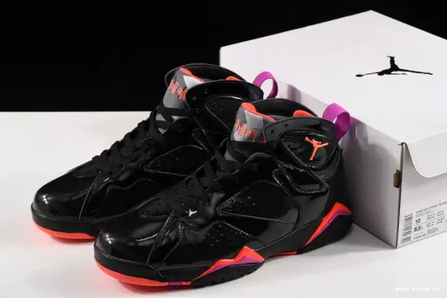 Air Jordan Patent 313358-006 7 Retro Black 0516